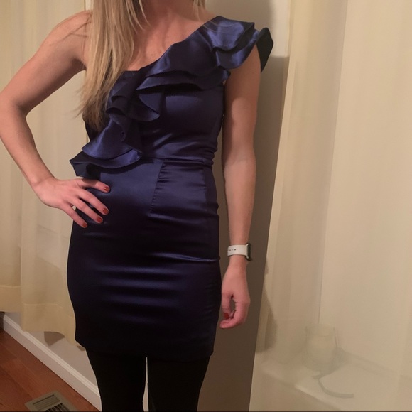 One Shoulder Cocktail Dress - Picture 14 of 16